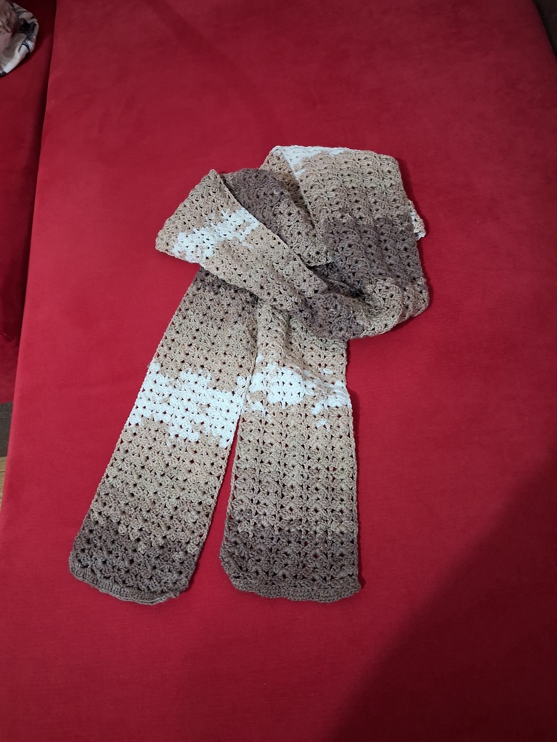 Esarfa/fular crosetat  - îmbrăcăminte și modă - eșarfe, pălării, fularuri - șal, eșarfă de cap - Artynos.ro