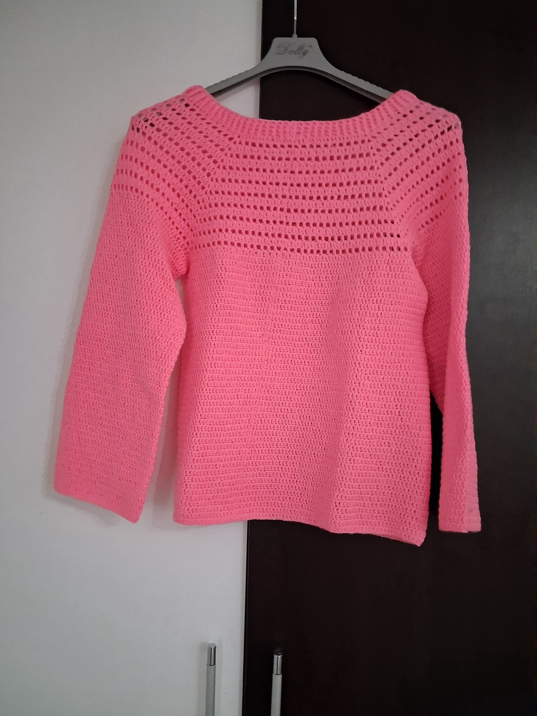 Pulover crosetat - îmbrăcăminte și modă - haine damă - bluze damă - Artynos.ro