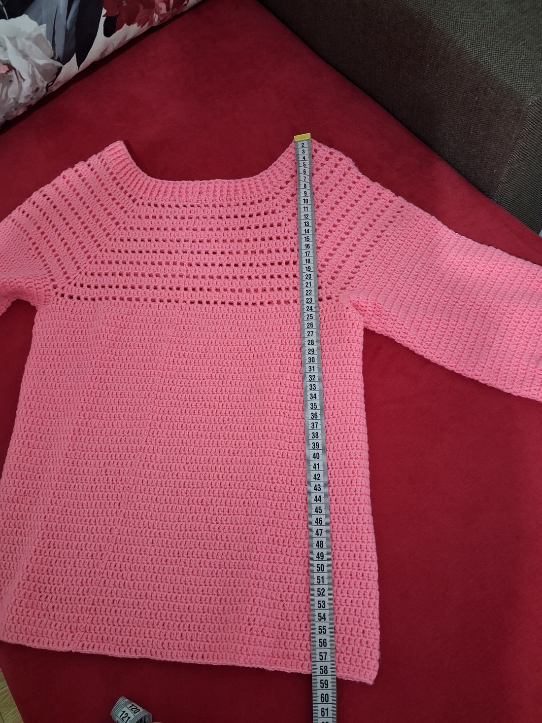 Pulover crosetat - îmbrăcăminte și modă - haine damă - bluze damă - Artynos.ro