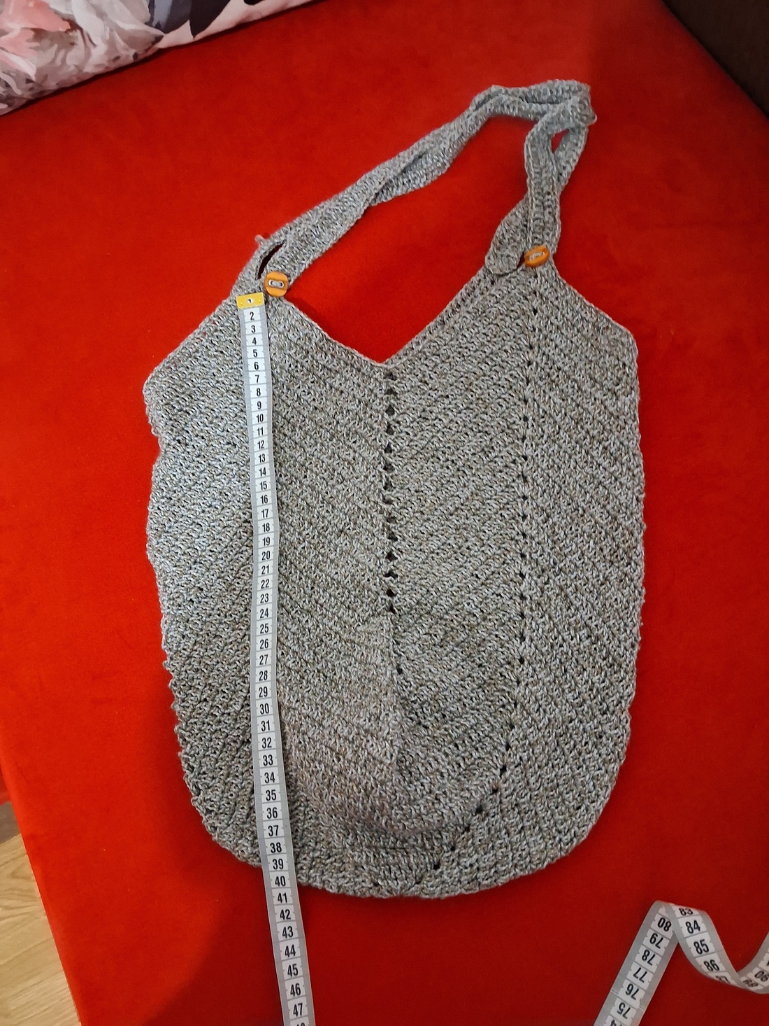 Sacoșă crosetata manual  - genți și portofele - geantă pentru cumpărături - plasă de fructe și legume - Artynos.ro