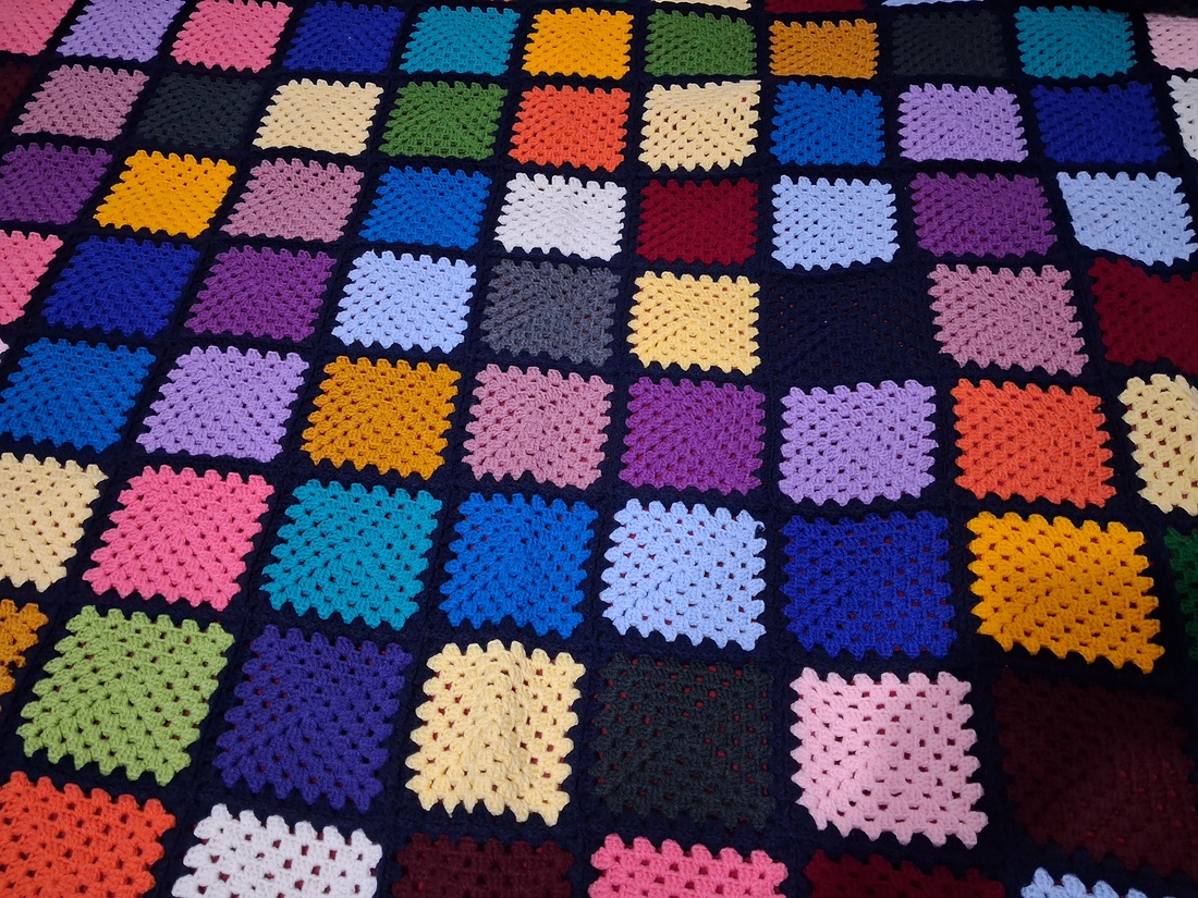 Pătură crosetata manual  - casă & stil de viață - textile de casă - pături - Artynos.ro