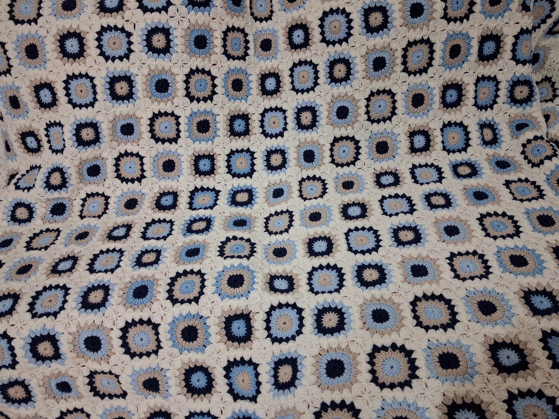 Pătură crosetata  - casă & stil de viață - textile de casă - pături - Artynos.ro