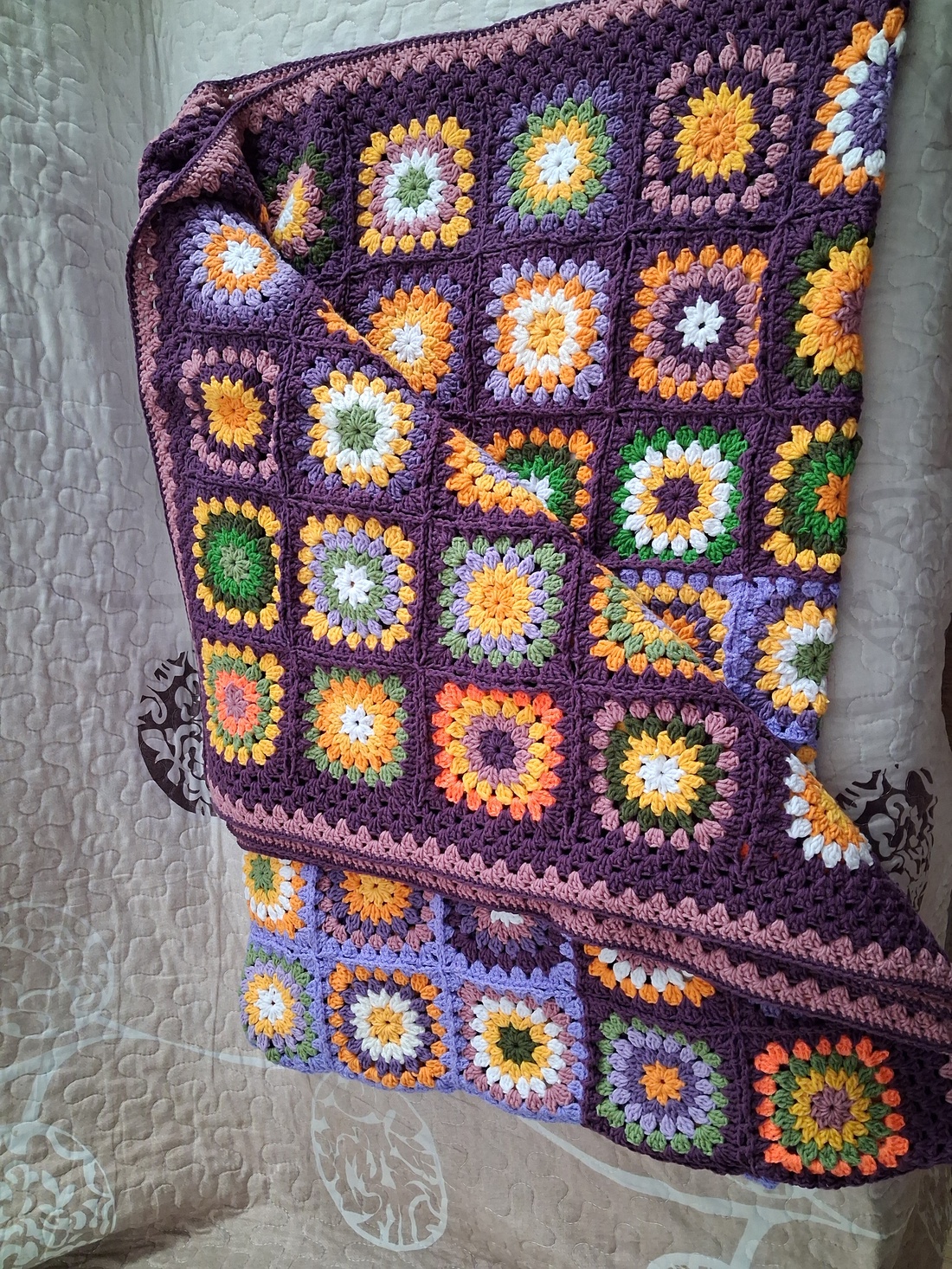Pătură crosetata manual  - casă & stil de viață - textile de casă - pături - Artynos.ro