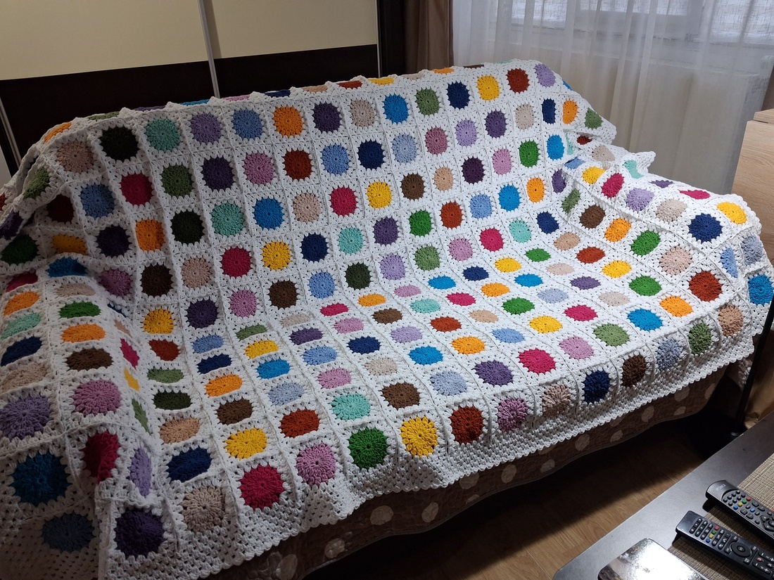 Pătură crosetata  - casă & stil de viață - textile de casă - cuvertură de pat - Artynos.ro