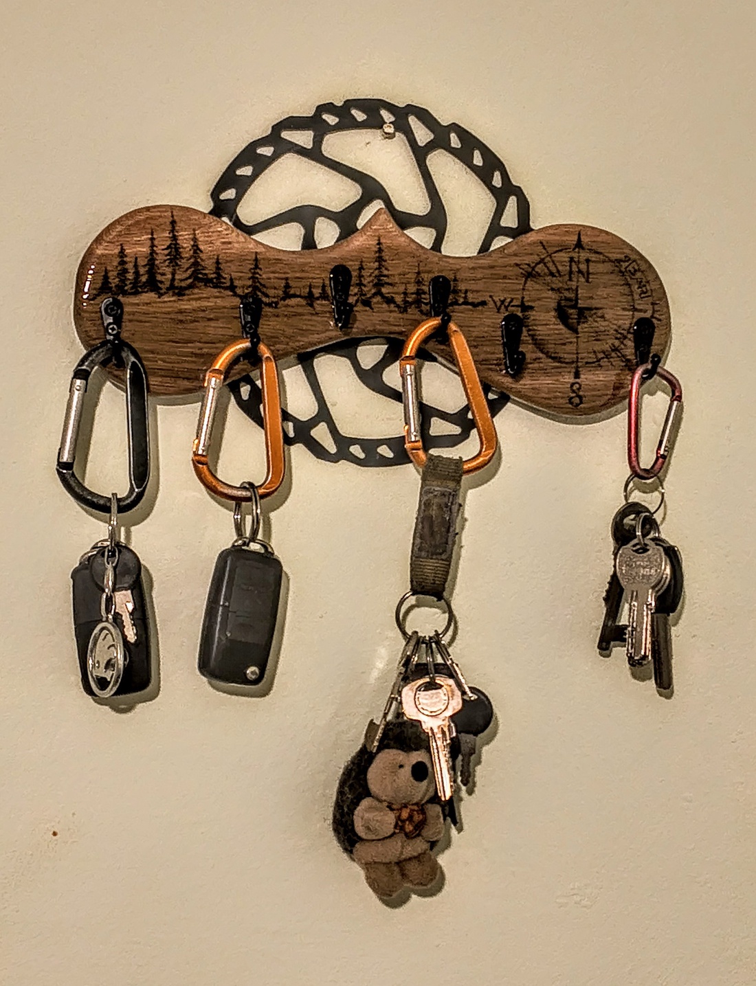 Cuier pentru chei  - casă & stil de viață - decorațiuni de casă - decorațiuni de pereți - suport pentru chei - Artynos.ro