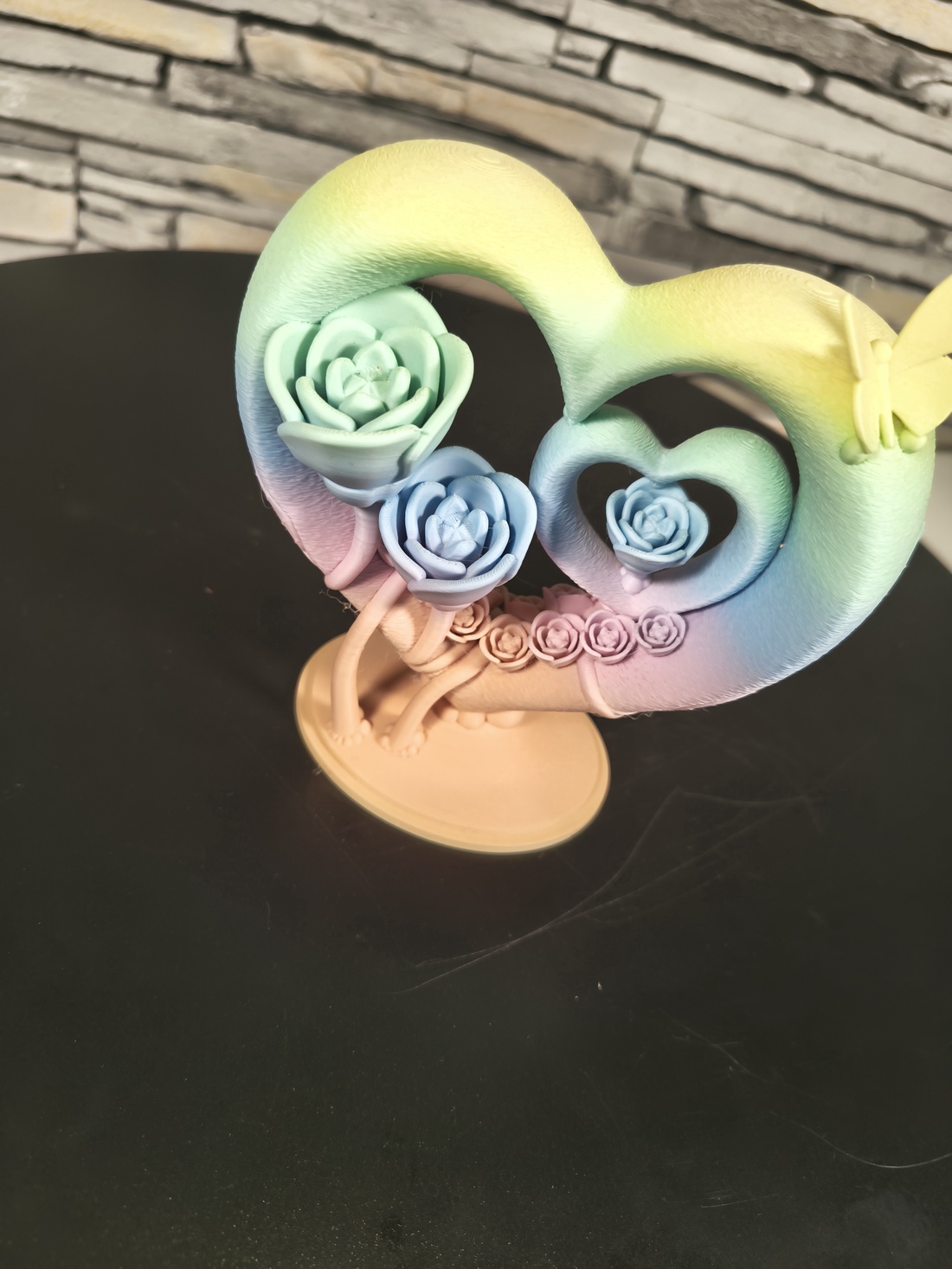 Decorațiune inimă cu flori - casă & stil de viață - decorațiuni de casă - decorațiuni de masă și rafturi - decorațiuni de masă - Artynos.ro