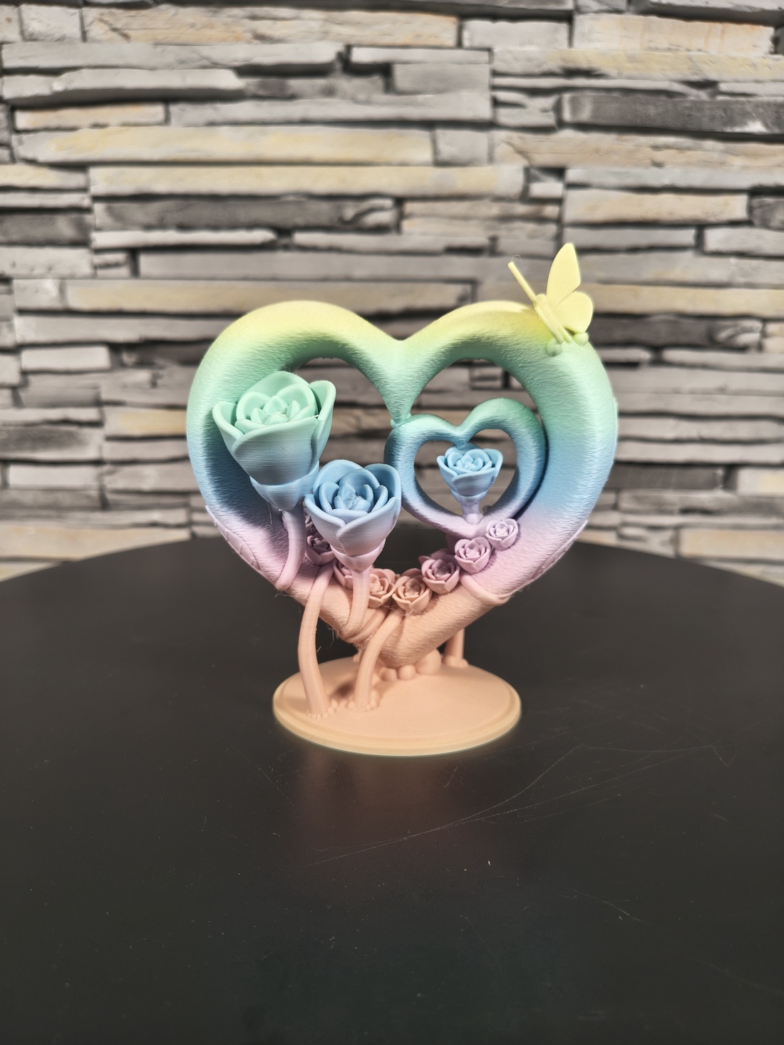 Decorațiune inimă cu flori - casă & stil de viață - decorațiuni de casă - decorațiuni de masă și rafturi - decorațiuni de masă - Artynos.ro