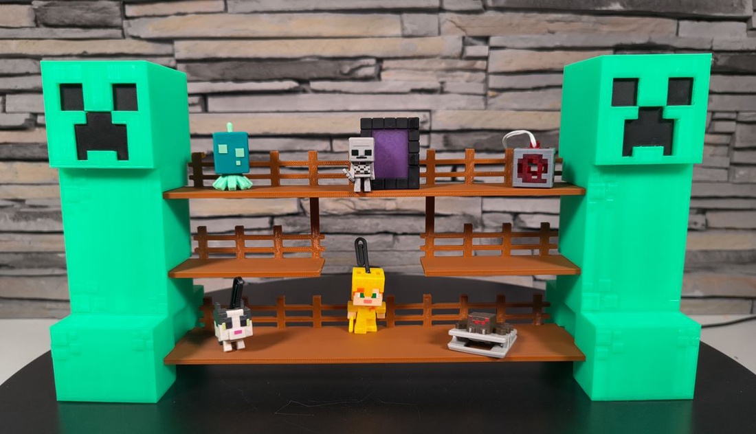 � Display pentru figurine Minecraft Kinder Joy � - casă & stil de viață - organizare & depozitare - organizator birou - Artynos.ro