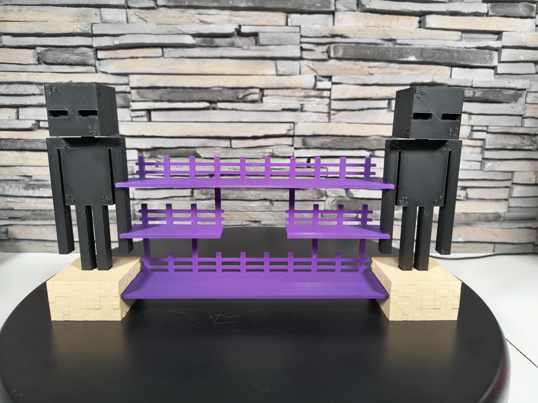 �� Display pentru figurine Minecraft Kinder Joy � suport colecție - casă & stil de viață - organizare & depozitare - organizator birou - Artynos.ro