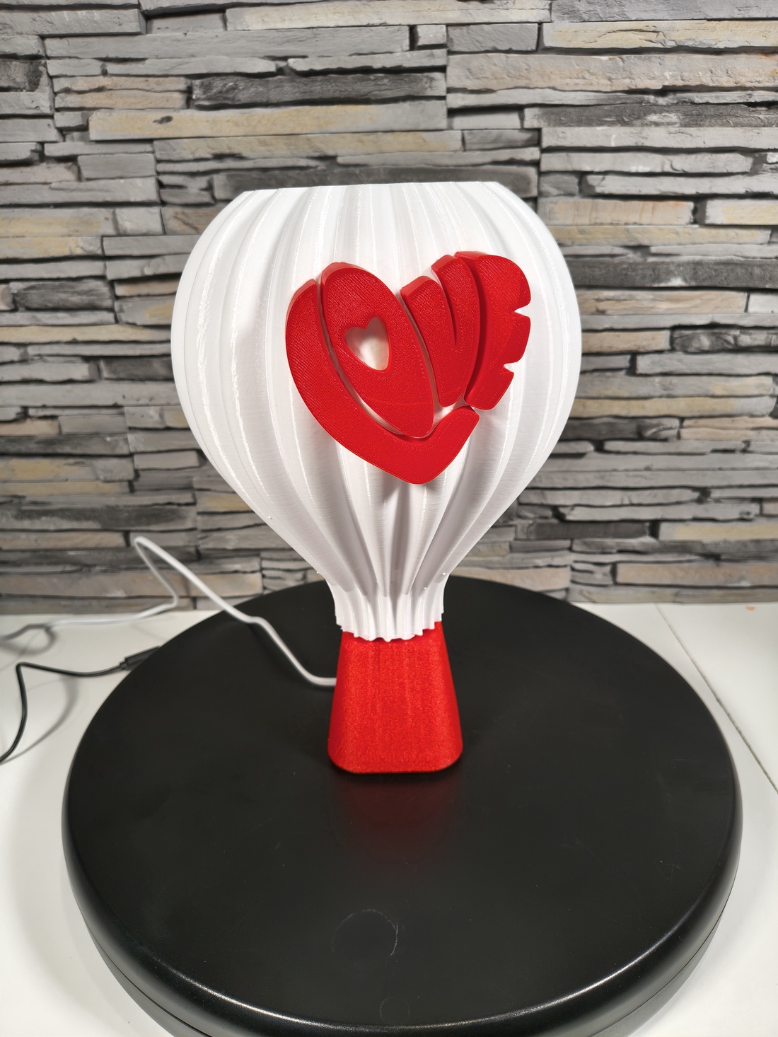 Veioză decorativă LOVE � lampă ambient, print 3D � - casă & stil de viață - lămpi și corpuri de iluminat - lampă de ambianță - Artynos.ro