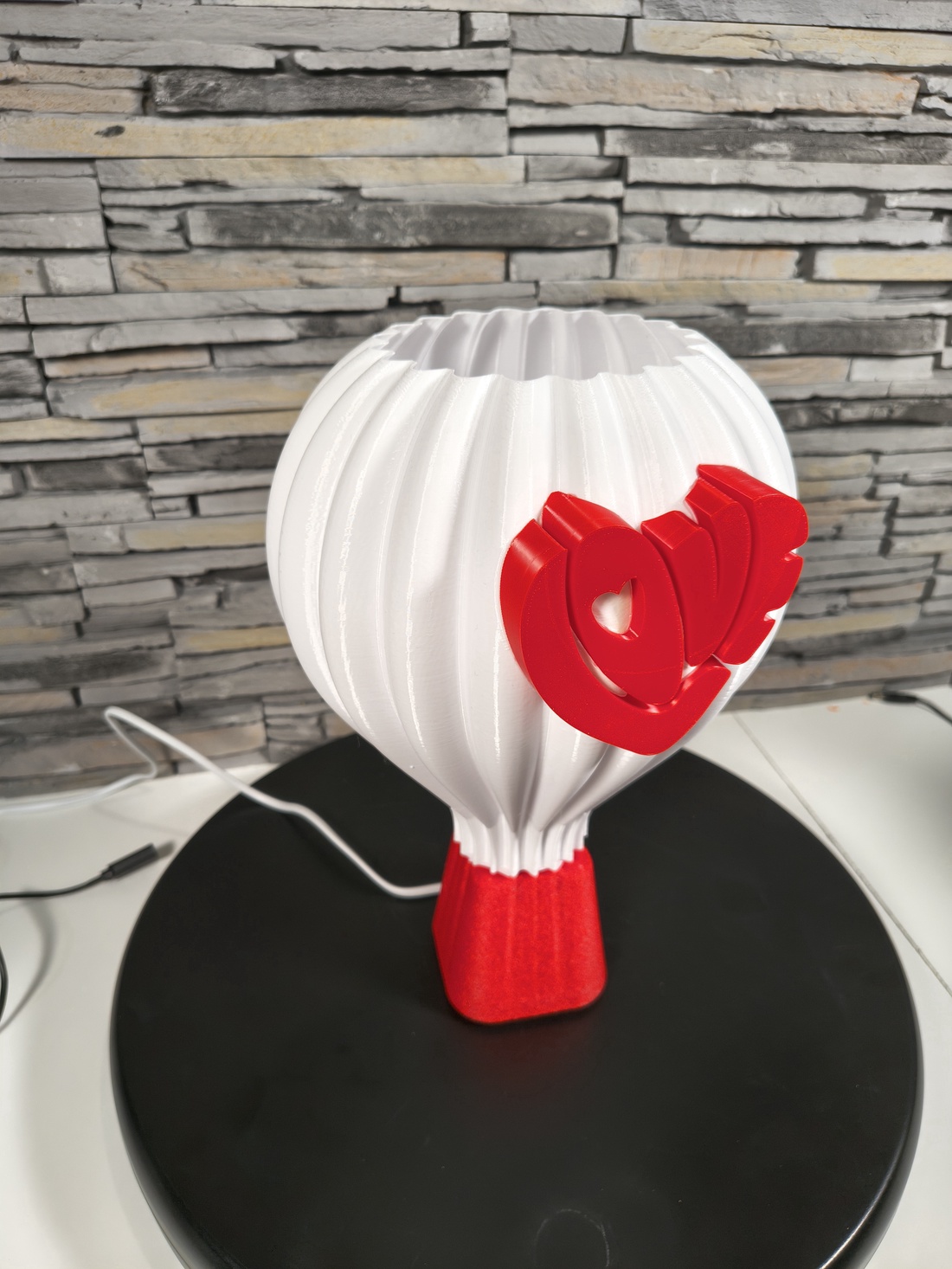 Veioză decorativă LOVE � lampă ambient, print 3D � - casă & stil de viață - lămpi și corpuri de iluminat - lampă de ambianță - Artynos.ro