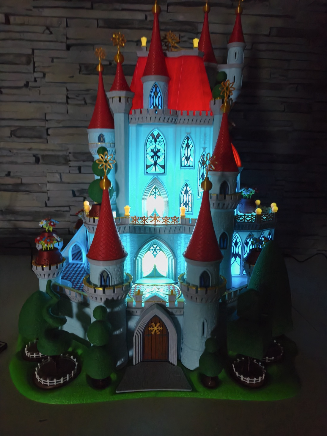 �� Castel decorativ de poveste � decor fantasy handmade � cadou special copii / colecționari (print 3D) �� - casă & stil de viață - echipament pentru camera copiilor - decorațiuni de cameră - Artynos.ro