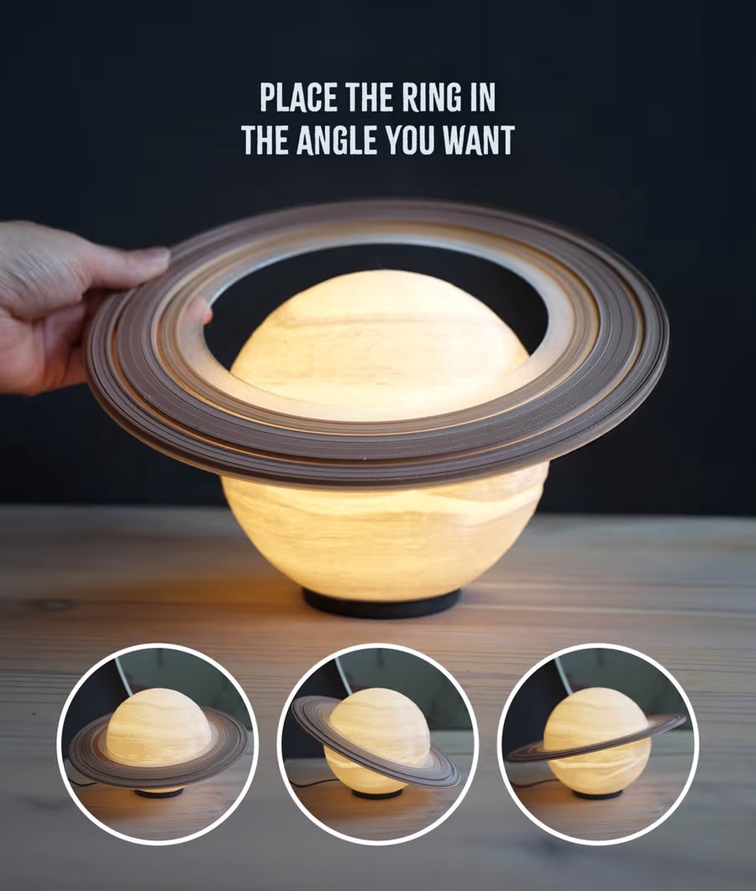 �� Lampă decorativă Saturn � lumină ambientală � decor cosmic  �� - casă & stil de viață - lămpi și corpuri de iluminat - lampă de ambianță - Artynos.ro