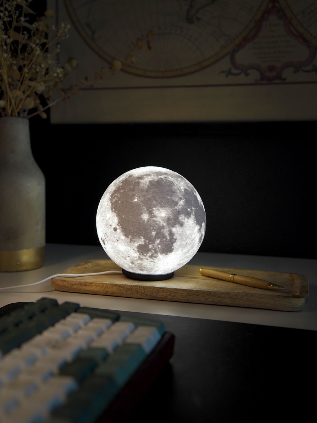 �� Lampă decorativă Luna� lumină ambientală � decor cosmic �� - casă & stil de viață - lămpi și corpuri de iluminat - lampă de ambianță - Artynos.ro