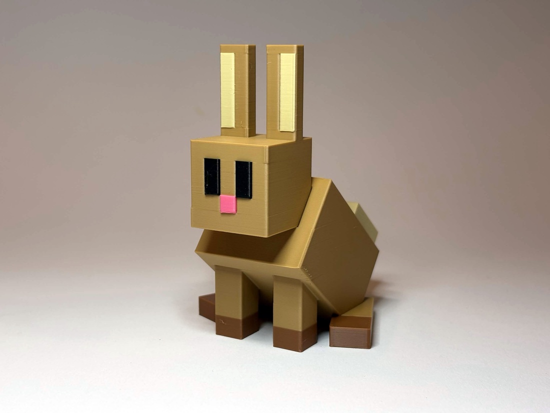 ��� Figurină iepuraș Minecraft decorativ  ��� -  - Artynos.ro