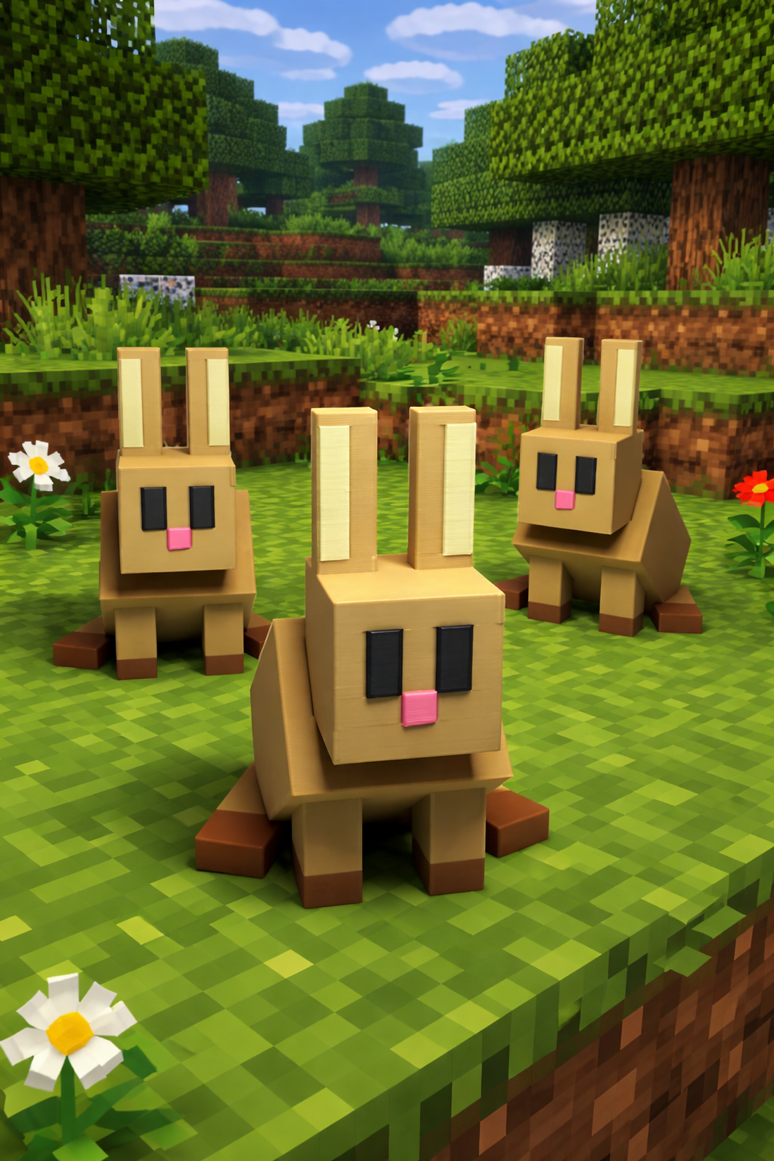 ��� Figurină iepuraș Minecraft decorativ  ��� -  - Artynos.ro