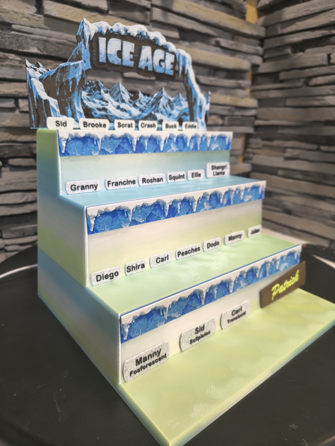  Suport / display Ice Age pentru figurine Kaufland � personalizabil - casă & stil de viață - organizare & depozitare - organizator birou - Artynos.ro