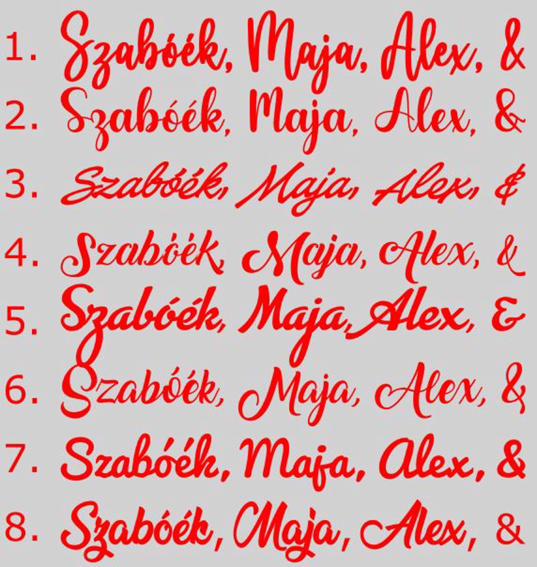 Inscripții personalizate pentru nunți -  - Artynos.ro