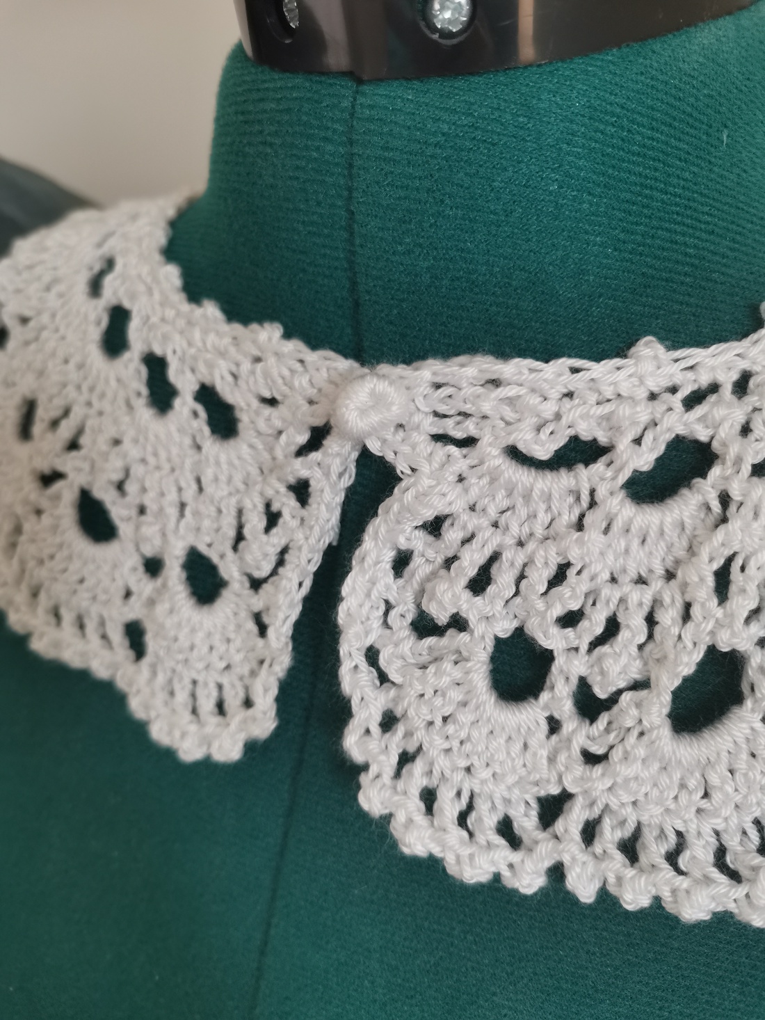 Guler decorativ croșetat - bijuterii - coliere - coliere brodate - Artynos.ro