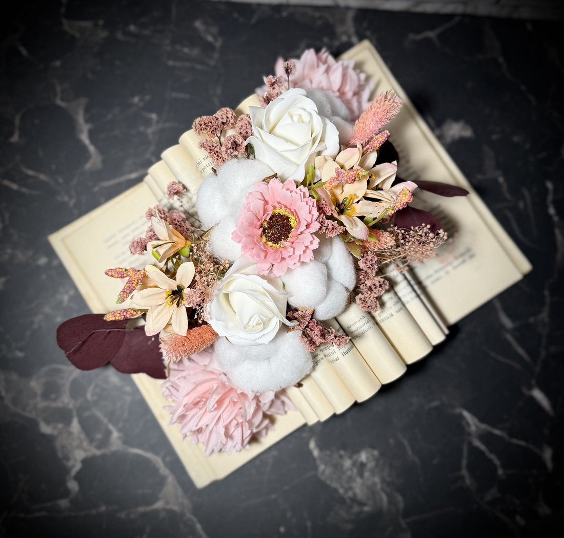 Aranjament floral tip carte - casă & stil de viață - accesorii pentru decorat casa - suport de flori - buchete de flori - Artynos.ro Aranjament floral tip carte - casă & stil de viață - accesorii pentru decorat casa - suport de flori - buchete de flori - Artynos.ro
