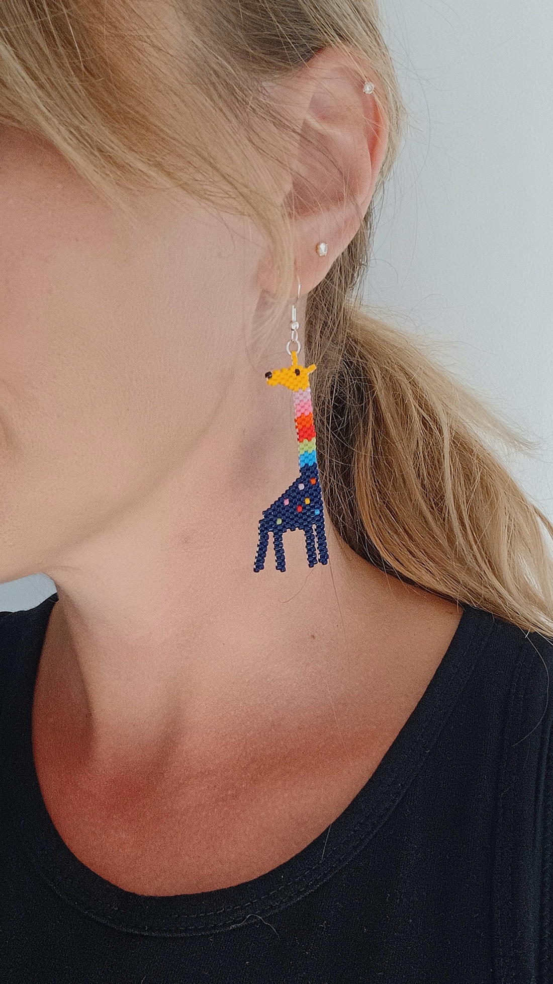 Cercei margele girafe - bijuterii - cercei - cercei agățați - Artynos.ro Cercei margele girafe - bijuterii - cercei - cercei agățați - Artynos.ro