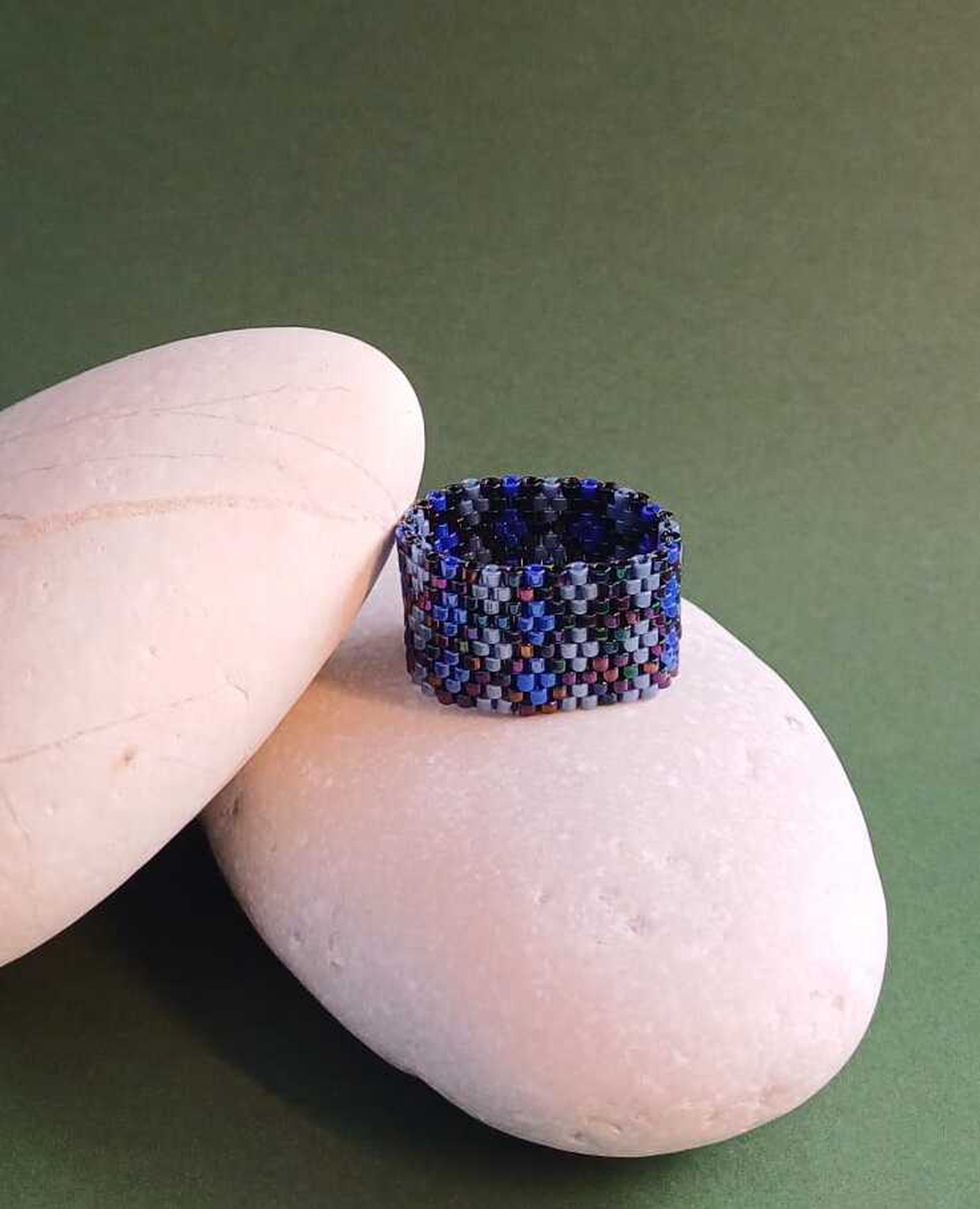 Inel margele Liniște - bijuterii - inele - inele statement - Artynos.ro