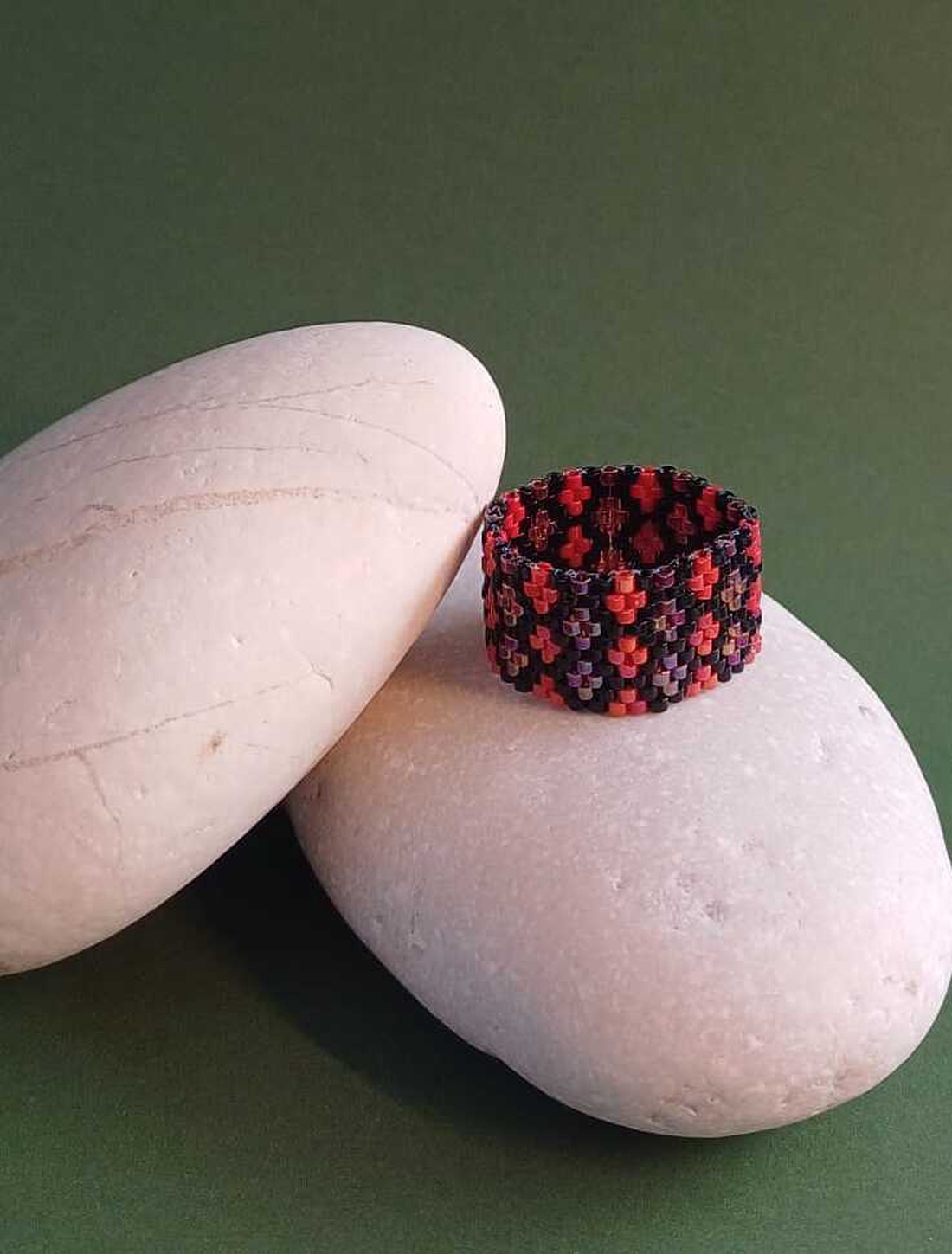 Inel margele Pasiune - bijuterii - inele - inele statement - Artynos.ro