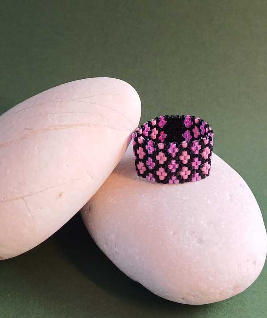 Inel margele Gingășie - bijuterii - inele - inele statement - Artynos.ro