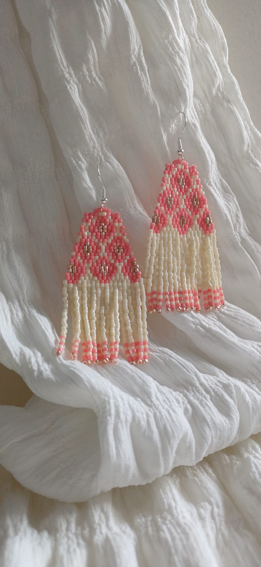 Cercei Ethereal Bloom - bijuterii - cercei - cercei din mărgele - Artynos.ro