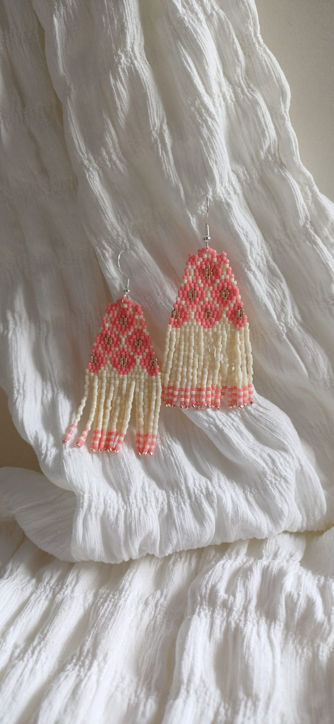 Cercei Ethereal Bloom - bijuterii - cercei - cercei din mărgele - Artynos.ro