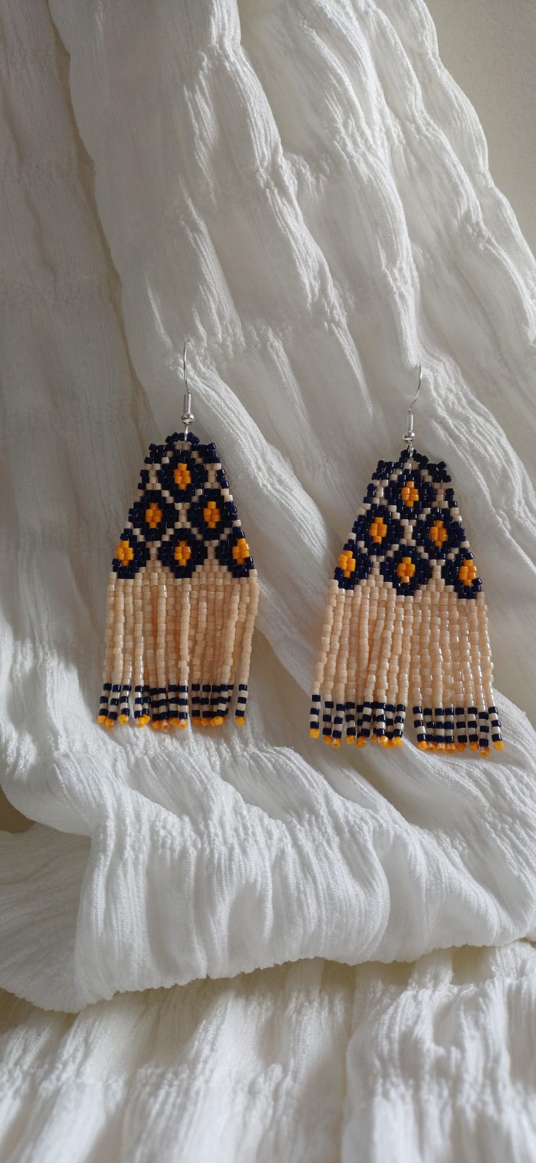 Cercei Midnight Spark - bijuterii - cercei - cercei din mărgele - Artynos.ro