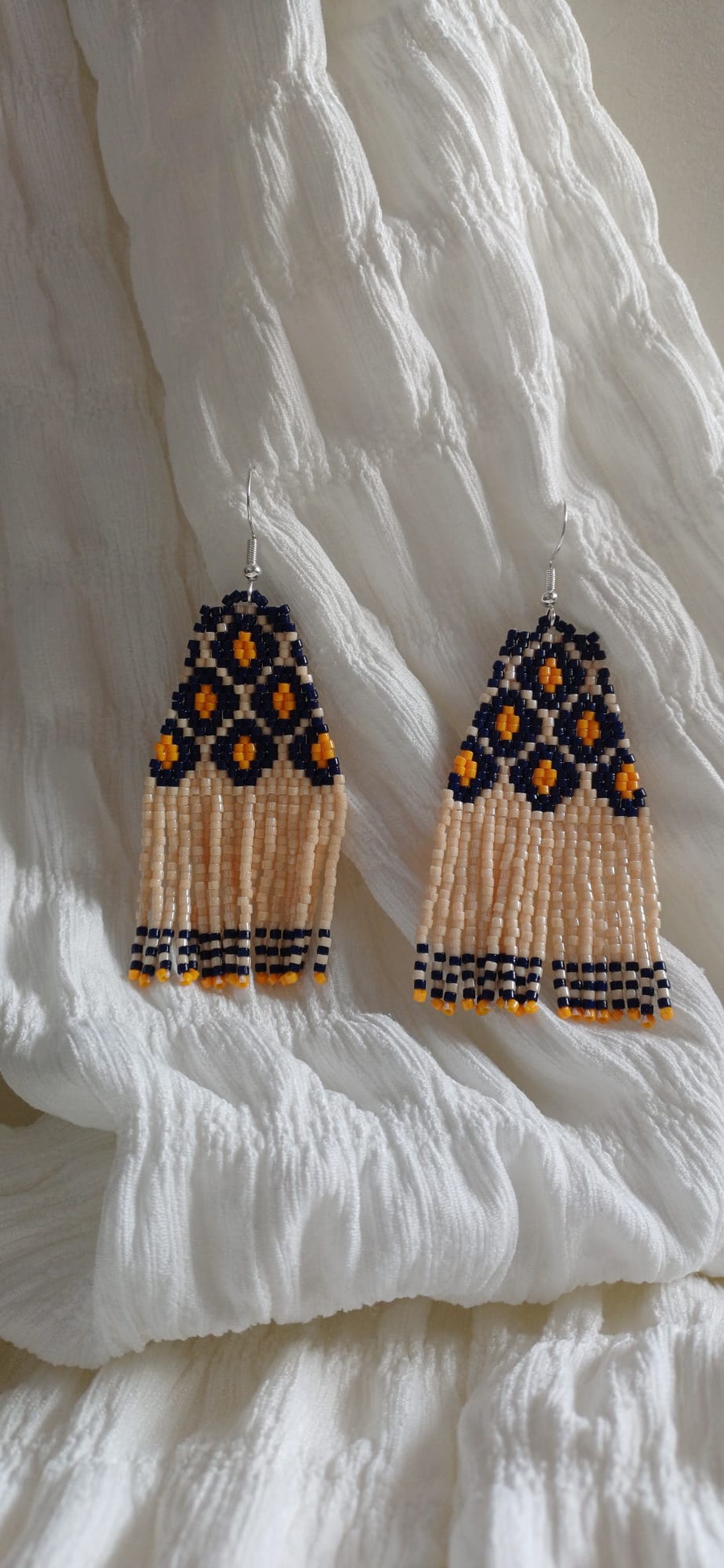 Cercei Midnight Spark - bijuterii - cercei - cercei din mărgele - Artynos.ro