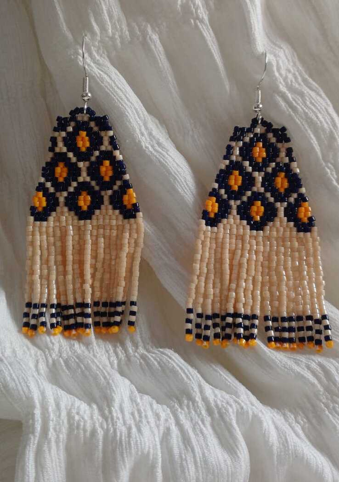 Cercei Midnight Spark - bijuterii - cercei - cercei din mărgele - Artynos.ro