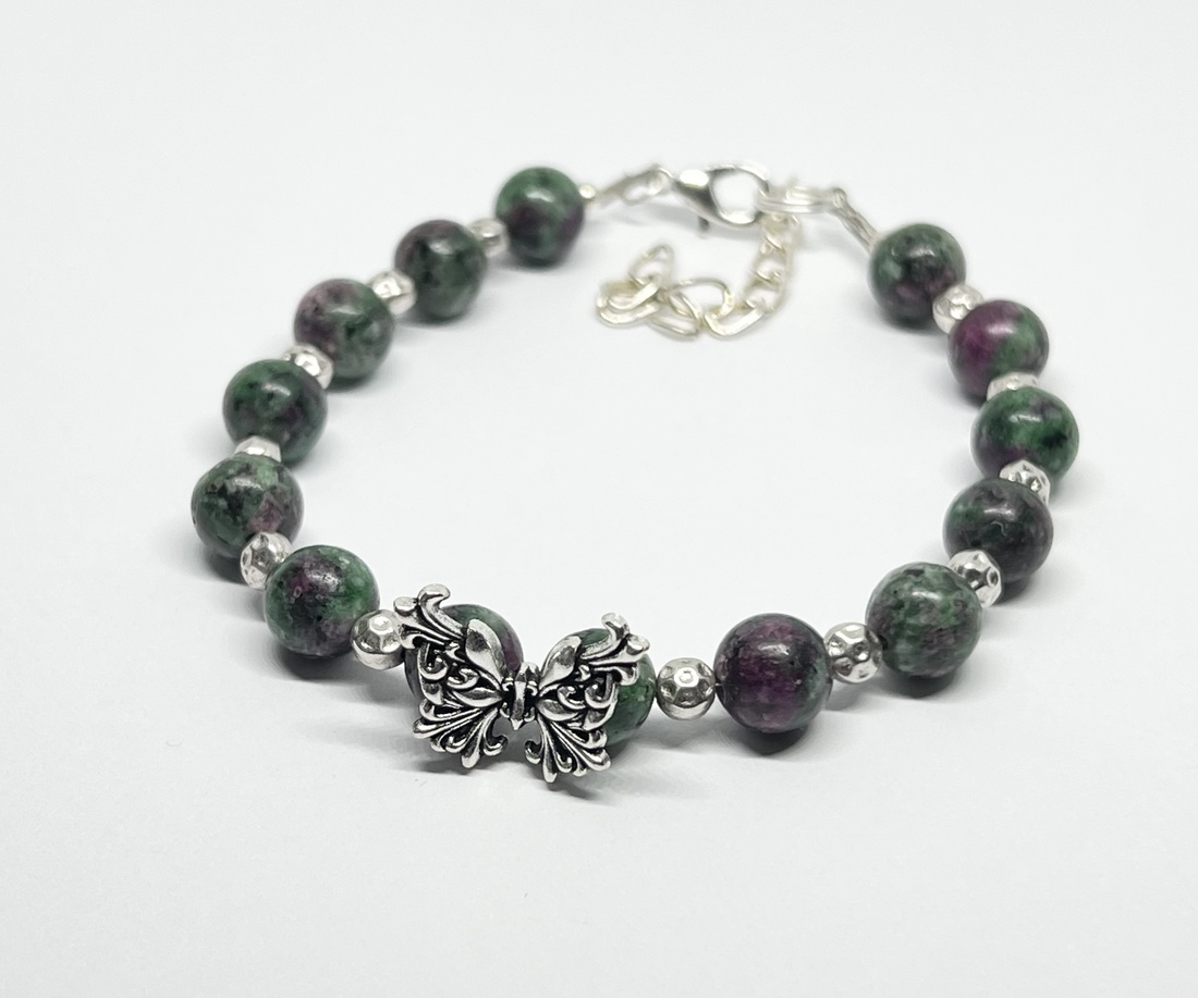 Fluturele Rubinului - bijuterii - brățări - brățări din pietre semiprețioase - Artynos.ro