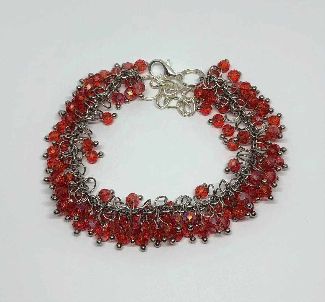 Ruby Charm - bijuterii - brățări - brățări din mărgele - Artynos.ro