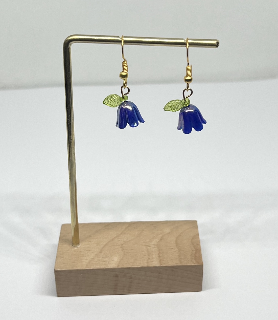 Cercei Bluebell Charm - bijuterii - cercei - cercei din mărgele - Artynos.ro