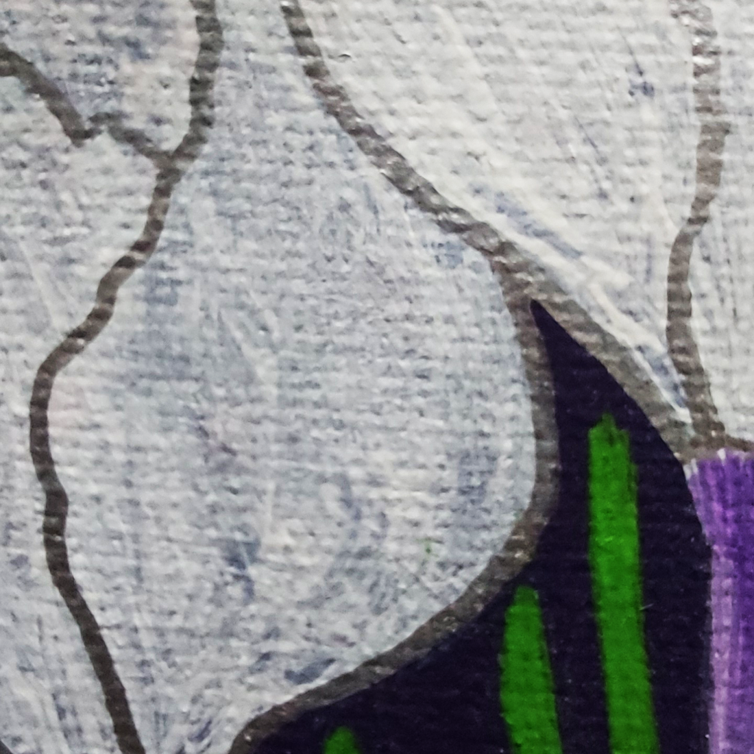 Mini Tablou pe Panza Flori Albe cu Mini Sevalet - casă & stil de viață - accesorii pentru decorat casa - picturi murale - tablouri/picturi pe pânză - Artynos.ro