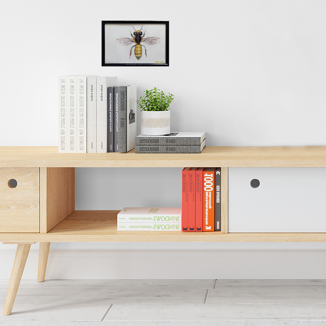 Ilustratie Desen Tablou Albina in Creioane Colorate pe Hartie - arte vizuale și accesorii  - grafică, ilustrație - alte desene - Artynos.ro