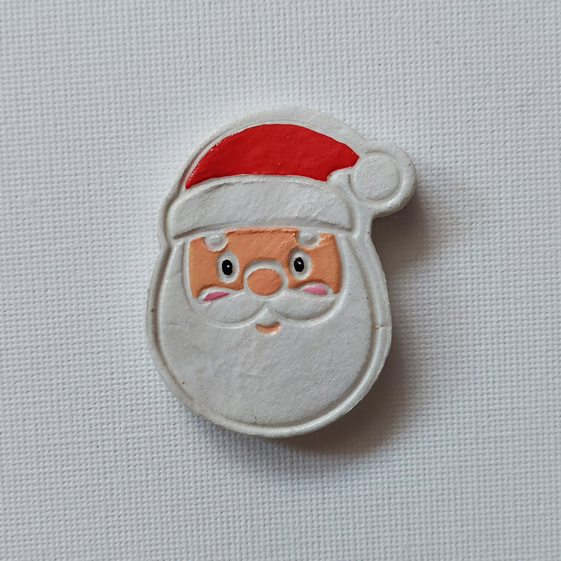 Brosa Mos Craciun din lut polimeric - crăciun - cadouri de moș crăciun - cadouri de moș crăciun - Artynos.ro