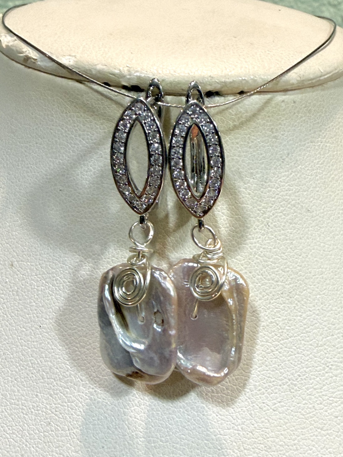 SETUNFORGETTABLE perle biwa,perle naturale,hematit electroplacat,agate,rivoli țesut cu Toho,accesorii placate cu Ag - bijuterii - seturi de bijuterii - Artynos.ro