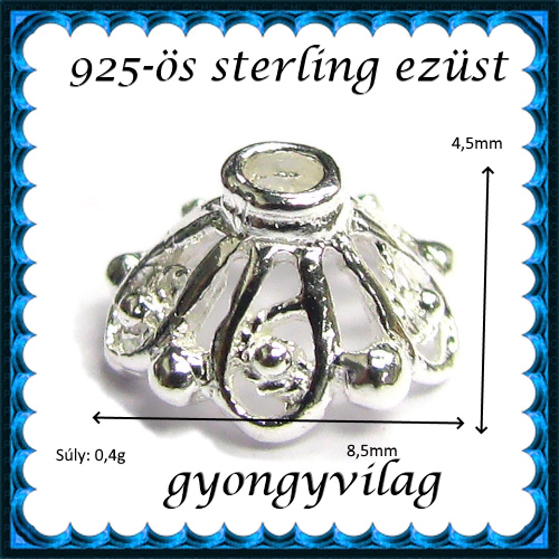 925 argint sterling accesorii bijuterii: capac perla EGYK 02 1pcs/cs - - Artynos.ro 925 argint sterling accesorii bijuterii: capac perla EGYK 02 1pcs/cs - - Artynos.ro