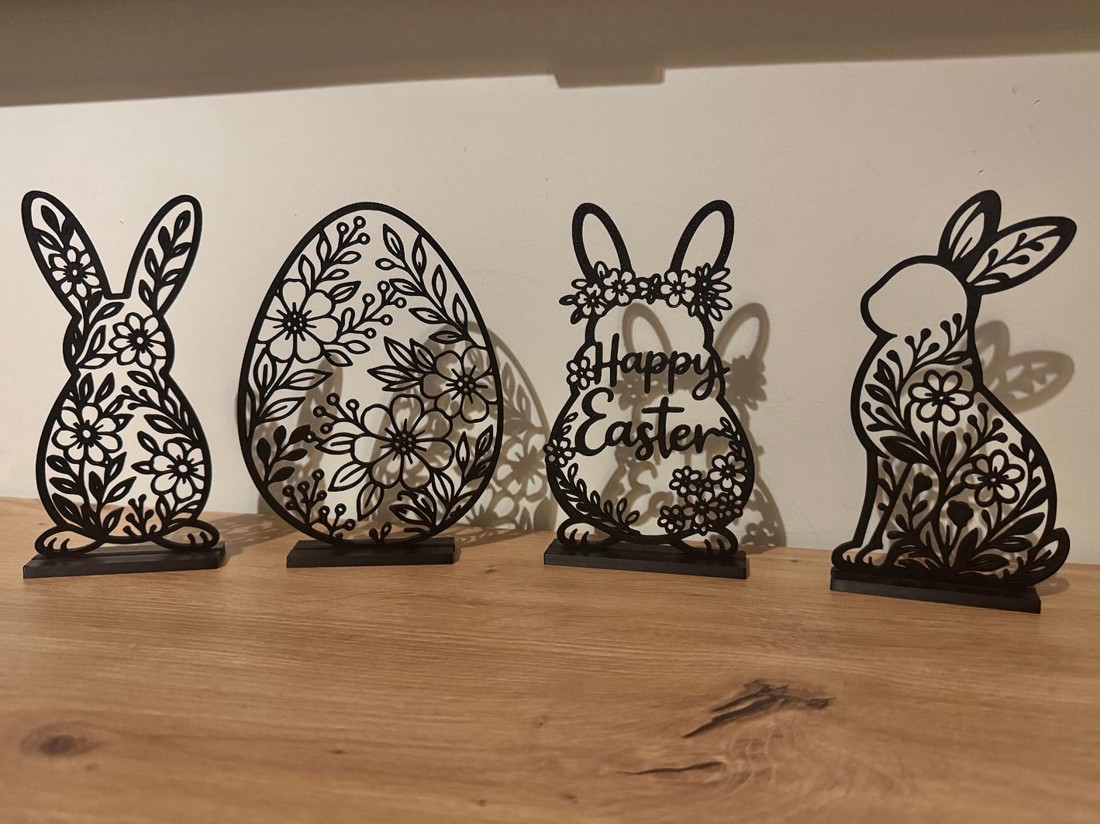 Decorațiuni elegante de Paște în negru � Decorațiuni de masă -  - Artynos.ro