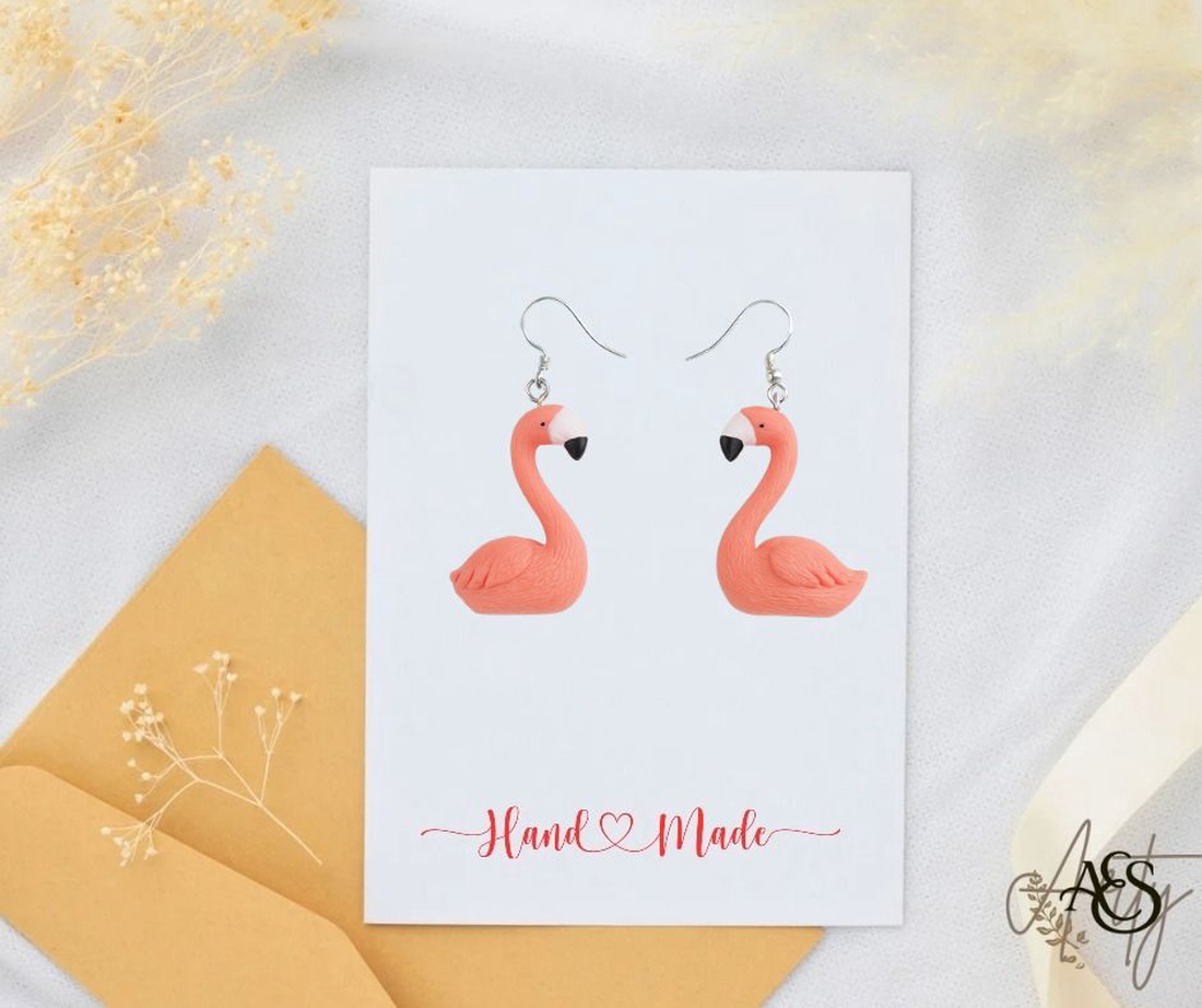 Cercei Flamingo 1 - Argint 925 - bijuterii - cercei - cercei agățați - Artynos.ro Cercei Flamingo 1 - Argint 925 - bijuterii - cercei - cercei agățați - Artynos.ro