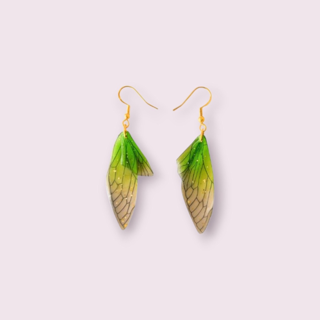 Cercei Aripi de vis S925 - bijuterii - cercei - cercei din rășină - Artynos.ro