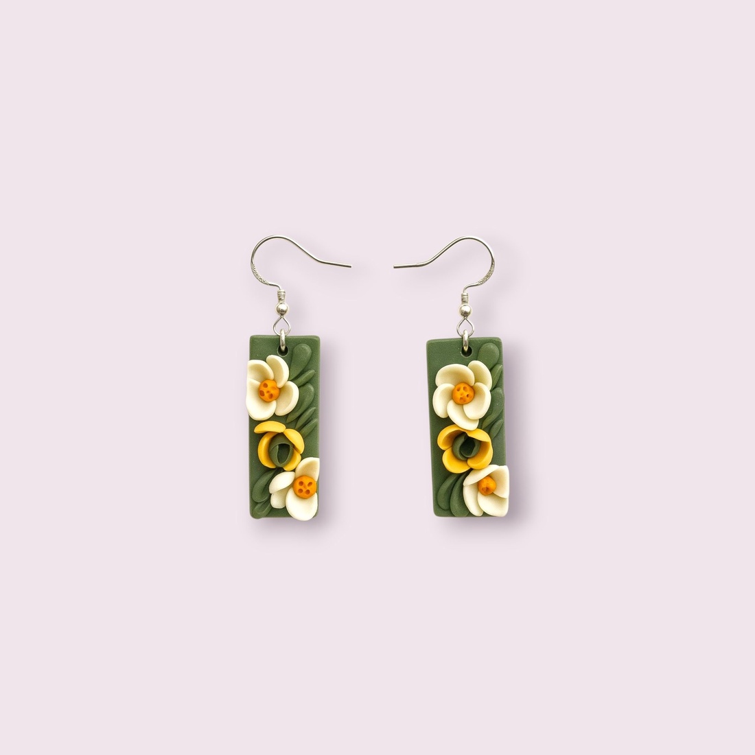 Cercei Primăvara Oliv - Argint S925 - bijuterii - cercei - cercei lungi - Artynos.ro