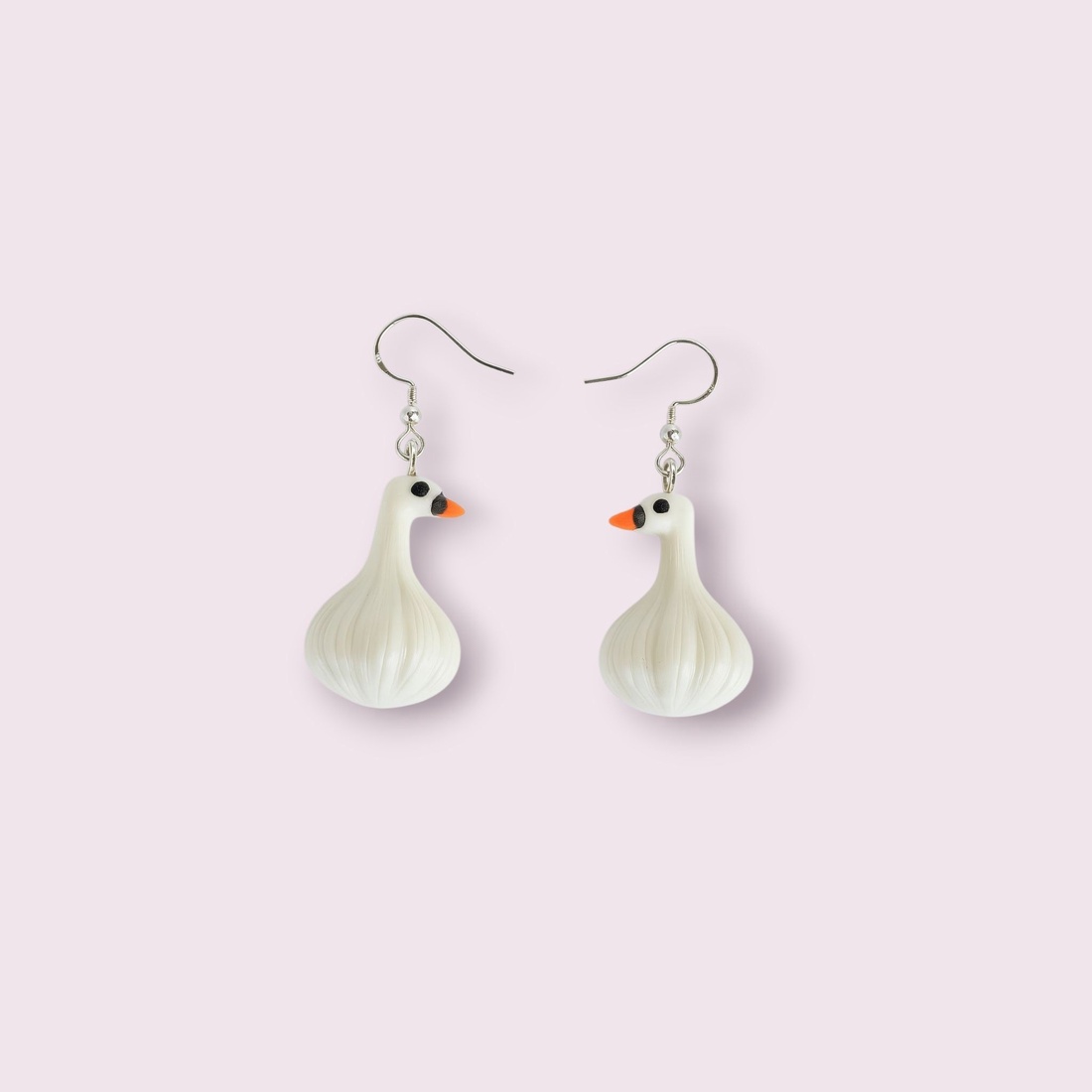 Cercei Swan  - Argint S925 - bijuterii - cercei - cercei cu figurine - Artynos.ro