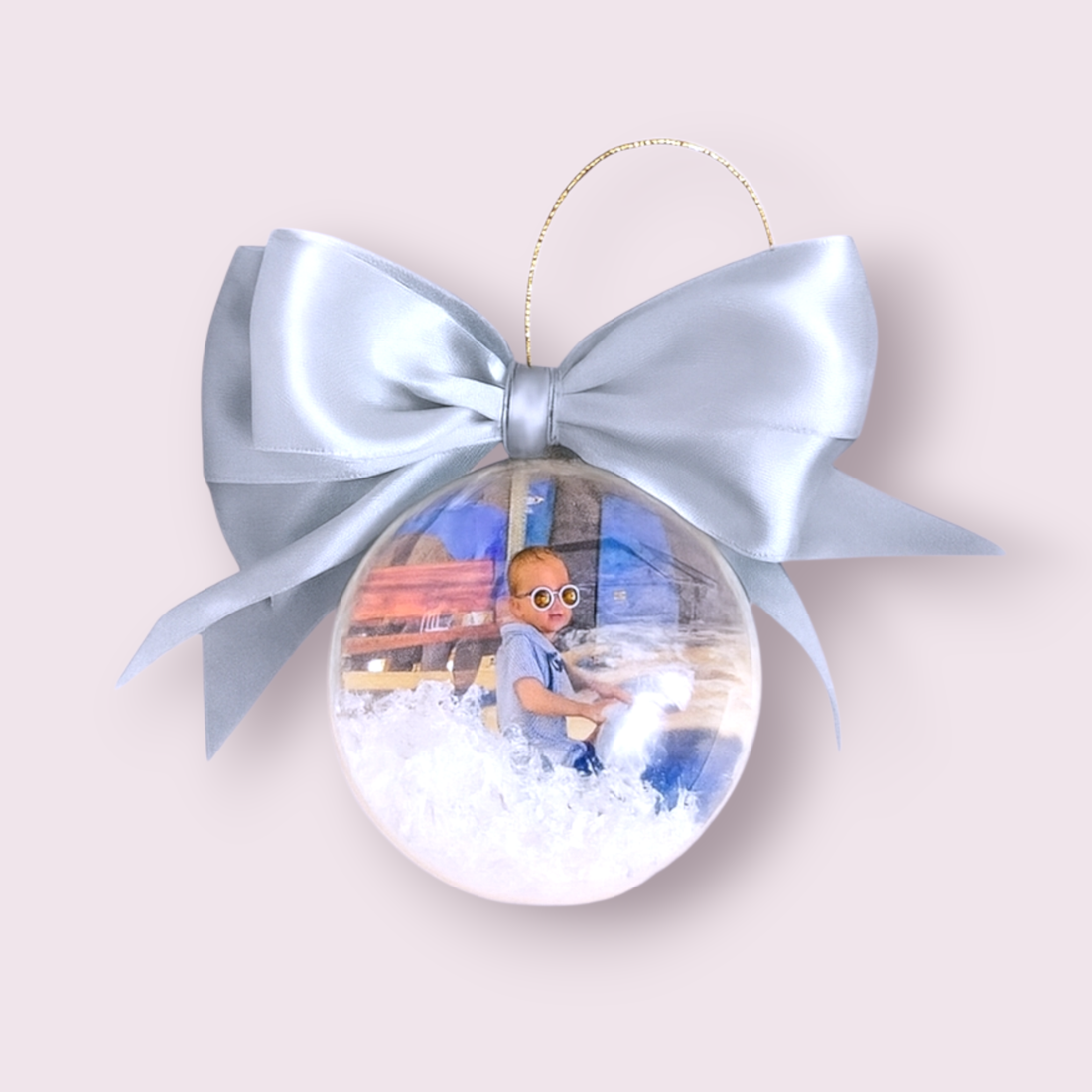 Glob cu fotografie personalizat - crăciun - decorațiuni de crăciun de casă - globuri de crăciun - Artynos.ro