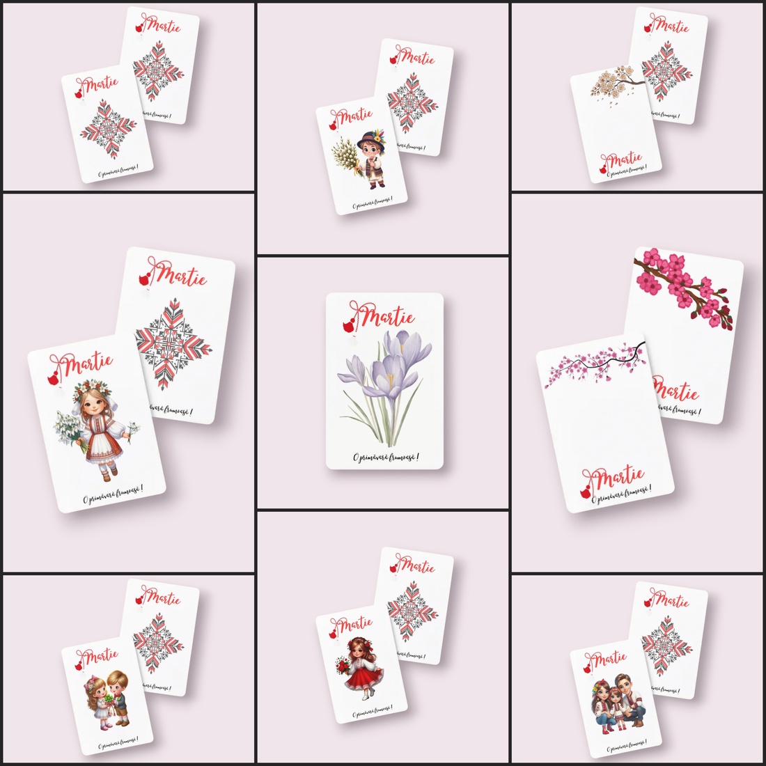 Cartonașe prezentare accesorii  - bijuterii - mărțișor - Artynos.ro