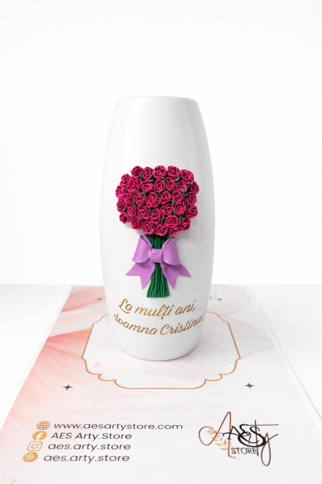 Vază pentru flori - personalizată - casă & stil de viață - decorațiuni de casă - accesorii florale - vaze - Artynos.ro