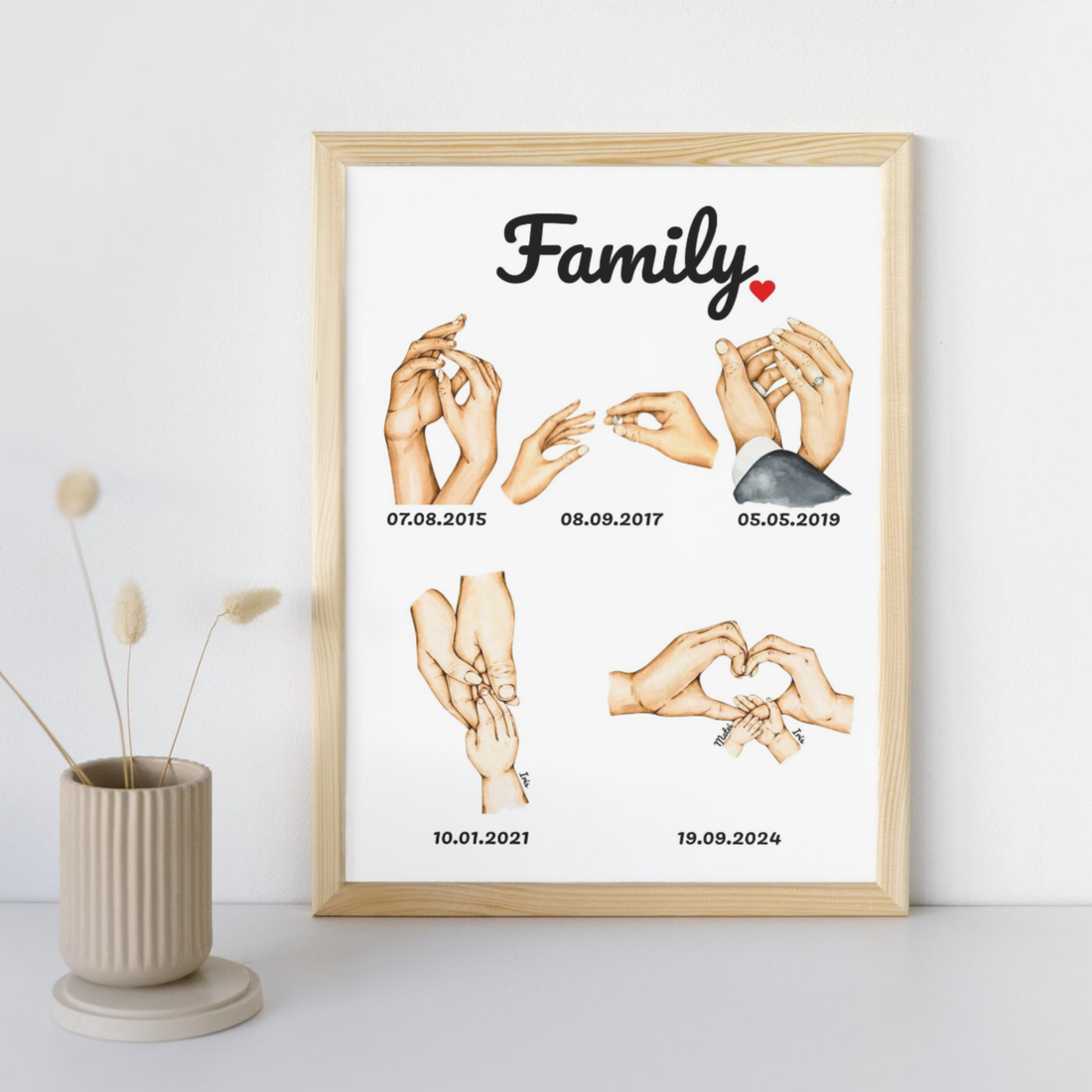 Tablou Familie - casă & stil de viață - decorațiuni de casă - picturi murale - imagini 3d - Artynos.ro